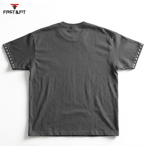 Camisetas de Hombre Estampadas de Manga Corta con Cuello Redondo, a la Moda, con Logotipo Personalizado, de Tela Gruesa, en Oferta - Product Image 5