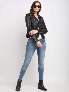 Wholesale 2026 Women <b>Leather</b> Fashion Jackets Hot Sale Women Custom <b>Leather</b> Fashion Breathable Jacket - Product Image 5