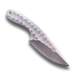 Cuchillo Skinner de Hoja Fija de Acero Forjado de Una Pieza con Punta Caída, Cuchillo EDC para Cuello, Caza, Camping, Bushcraft y Actividades al Aire Libre - Product Image 1