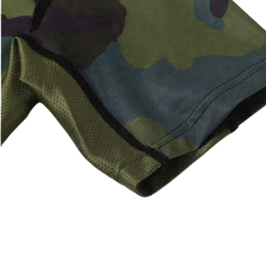 Green Camouflage Men Compression Shirt Short Sleeve Training Tee Men's Rash Guard UPF 50 Sun Protection <b>Surf</b> Gear - Product Image 5