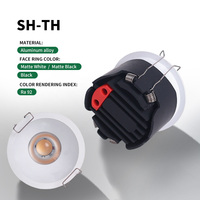 Foco Empotrable COB de 10W para Hoteles e Ingeniería Comercial, Alto CRI RA92, con Downlight LED Empotrable de Aluminio