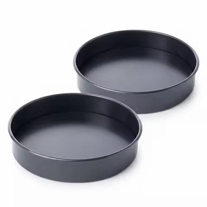 Baking <b>pan</b> silver anodized aluminum nesting oval <b>cake</b> <b>pans</b> set for specialty breads and roasting dishes baking <b>pan</b> - Product Image 4