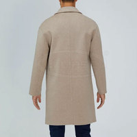 Manteau en laine imperméable au design tendance, nouvelle arrivée, logo personnalisé, coupe ajustée, écologique, vêtements d'hiver pour hommes, best-seller, fabriqué au Pakistan