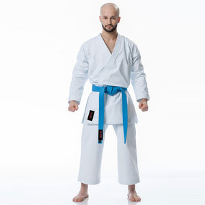 Traje de Karate para Hombre, de Algodón, para Artes Marciales, con Cinturón Azul, Resistente, para Entrenamiento - Product Image 3