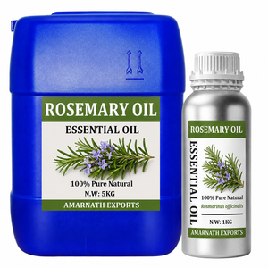 Aceite esencial de Romero natural puro para el crecimiento del cabello Precio a granel Exportación directa de la India - Product Image 1