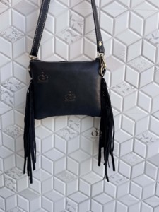 Bolso de Hombro de Cuero con Flecos, Diseño Artesanal, Estilo Bohemio, Vintage, Hecho a Mano, con Pelo de Vaca, Último Modelo - Product Image 3