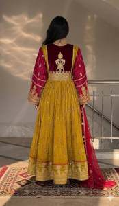 Nuevos Modelos 2026, Vestido Afgano Kuchi para Fiesta, Última Moda en Vestidos Afganos para Mujer, Vestidos de Boda con Bordados Elaborados y Vestidos Casuales para Mujer - Product Image 5