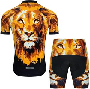 Ensemble de maillot de cyclisme camouflage à manches courtes pour homme, kit sportif respirant en polyester, vêtements de cyclisme - Product Image 6