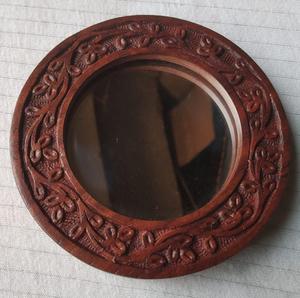 Miroir Mural Rond Décoratif, Miroir Moderne pour la Maison, Centre de Table Artistique Réfléchissant, Accent d'Intérieur Élégant - Product Image 2