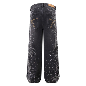 Pantalones Vaqueros de Pierna Recta Holgados para Hombre, Estilo Urbano Vintage, Pantalones de Mezclilla Casuales, Tendencia de Moda, Pierna Ancha, Suministro al por Mayor, Calidad Premium - Product Image 2