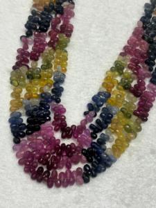 Perles en pierre naturelle KD GEMS & JEWELLERY, forme goutte, multicolores, 811,40 ct, pour la création de colliers - Product Image 2
