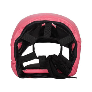 Professional Leather Boxing Headgear Double Visor Face Protection Breathable Sparring <b>Training</b> <b>Head</b> Guard Wholesale - Product Image 3