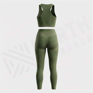 Nuevo Diseño, Conjunto de Yoga Profesional para Mujer, Venta al por Mayor, Ropa Deportiva sin Costuras para Dama, Ropa Deportiva para Gimnasio, Ropa para Entrenamiento - Product Image 2