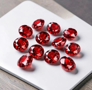 Pierres précieuses en grenat rouge naturel facettées, vente en gros de pierres en vrac pour la fabrication de bijoux, lot de pierres précieuses en grenat en vrac - Product Image 5