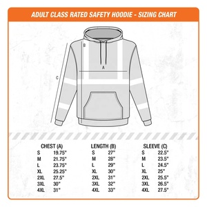 High Visibility Reflective Safety ANSI Class 2 Breathable Mesh Hoodie Waterproof Workwear <b>Pullover</b> <b>Jacket</b> Pocket for Day Night - Product Image 4