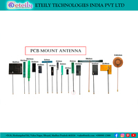 Antenne PCB 4G LTE verticale à profil bas ETEILY ET-LTPC-5L10CP21-U 125x14 avec câble RF 1,13 mm + connecteur UFL pour applications embarquées