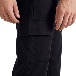 Nouvelle Collection 2026 – Ensemble Survêtement Décontracté Homme 100% Polyester Automne – Noir Coupe Slim Respirant Écologique – T-shirt & Pantalon – En Promotion - Product Image 3