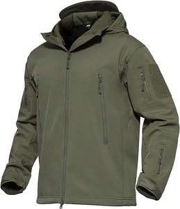 Outdoor Breathable <b>Plus</b> <b>Size</b> Waterproof Fleece Stand <b>Jacket</b> Hunting Windbreaker Ski Coat Hiking <b>Rain</b> Camping Fishing Print - Product Image 1