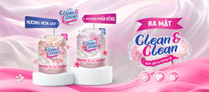Détergent à lessive combiné avec rinçage et revitalisant Clean & Clean Lily Flower Fragrance Premium - Bag 3.2 Litres - Product Image 6