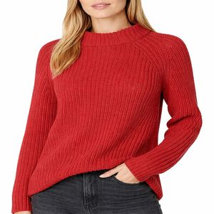 Suéter de punto acanalado para mujer, cuello redondo, suave y cálido, informal, de manga larga, elegante, cómodo y moderno. - Product Image 2