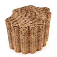 Panier à linge rectangulaire au design nouveau, attrayant, artisanal, écologique, durable, en rotin, multifonctionnel, taille personnalisable