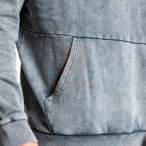 Basiques du vêtement d'hiver : Sweat-shirts à capuche effet délavé, couleur unie, 100% coton, écologiques, durables, sweat-shirt pour homme, vêtements de mode, fabriqués au Pakistan - Product Image 6