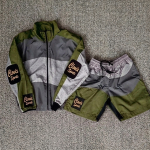 Men Sports Windbreaker Set <b>Lightweight</b> Waterproof <b>Running</b> <b>Jacket</b> Pants Tracksuit Custom Logo Outdoor Training - Product Image 5