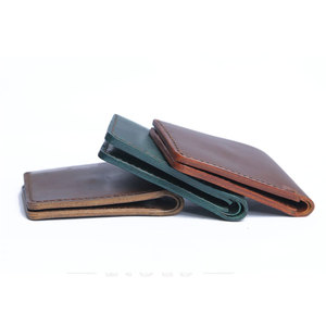 Portefeuille en cuir personnalisé 2026 pour homme, plusieurs emplacements pour cartes, portefeuille en cuir véritable souple, style décontracté et professionnel - Product Image 1