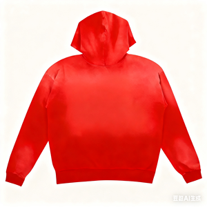 Sweat à capuche en coton épais, style streetwear, effet vintage délavé, imprimé graphique, design respirant, version basique 1.1, en stock chez le fournisseur - Product Image 4