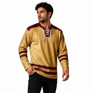 Jersey de Hockey sobre Hielo OEM, Ropa Deportiva Personalizada para Equipos, Fabricante de Ropa Deportiva de Marca Privada, 100% Poliéster, Absorbente de Humedad, para Hombre - Product Image 6