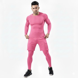 Vêtements de compression MMA, rashguards, shorts de boxe, vêtements de sport, hauts de fitness à manches courtes, respirants, antibactériens, séchage rapide - Product Image 2