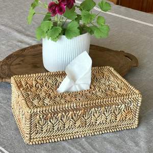 Boîte à mouchoirs rectangulaire transparente créative, distributeur de papier de bureau, organisateur pour serviettes faciales et étui de rangement de BD - Product Image 5