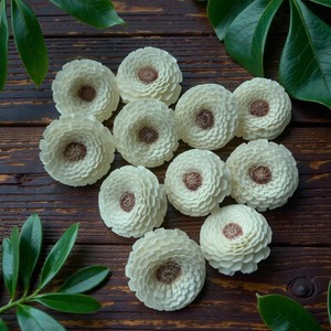 VADEE SOLA WOOD FLOWER Craft Handmade Sustainable Flower 5.5 CM Sesbania Plant Fiber Rod Thailand Model VDXXX-071 - Product Image 4