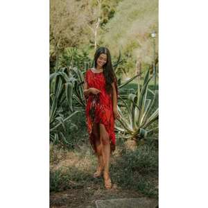 Robe longue naturelle, élégante et écologique de qualité supérieure, conçue pour des looks instantanés sans effort. - Product Image 5