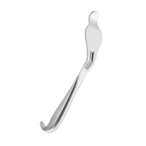 Lame à os courbée, instrument chirurgical, 240 mm, pointe arrondie, largeur de mâchoire 44 mm, acier inoxydable, outil de chirurgie orthopédique - Product Image 3
