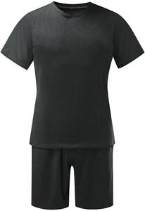 Ensemble d'été pour homme, couleur unie, style décontracté, nouvelle collection, shorts d'été en vente - Product Image 5