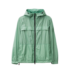 High Quality New Arrival <b>Men</b> Solid Green Lightweight Hooded Windbreaker <b>Jacket</b> Full Zip Casual Outdoor <b>Running</b> Windproof - Product Image 3