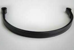 Diadema de cuero de primera calidad para caballo con canal vacío y acolchado en Annabelle Equestrian - Product Image 5