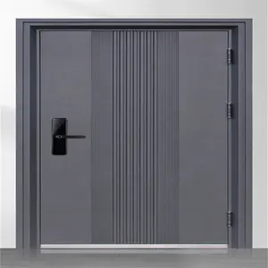 商用可调钢门前入口钢门用于房屋方大美国钢门