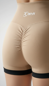 กางเกงขาสั้นออกกำลังกายสำหรับผู้หญิง ระบายอากาศได้ดี สไตล์สตรีทแวร์ เอวยางยืดสูง กระชับสะโพก ยกกระชับรูปร่าง เหมาะสำหรับโยคะ ปั่นจักรยาน ยกน้ำหนัก และออกกำลังกาย - Product Image 3