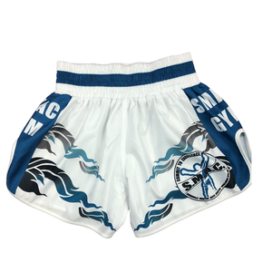 Shorts de Muay Thai personnalisés en gros pour clubs - Respirants, extensibles, séchage rapide, unisexe, pour adultes, pour la boxe et les arts martiaux - Product Image 1