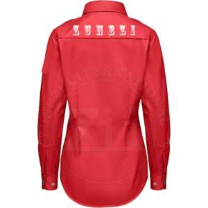 Camisa de Trabajo ZUNEZI ZI-8042 con Mangas de Algodón y Costuras Soldadas, Resistente al Fuego, para Soldadura y Construcción, Retardante de Llama, Resistencia al Calor de 300-500°C - Product Image 4