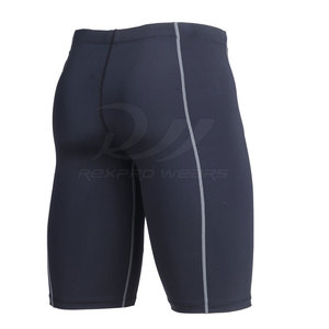 High Quality <b>Men</b> Running <b>Compression</b> Gym <b>Shorts</b> Elastic Waist Solid Casual Mid Tight <b>Men</b> Running <b>Shorts</b> - Product Image 2