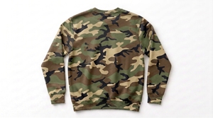 Sudadera de Cuello Redondo con Camuflaje para Hombre, 100% Algodón, Tejido de Punto, Corte Regular, Informal, para Otoño - Product Image 2