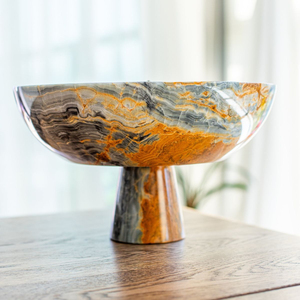Handmade Turquoise Resin Splash Bowl Luxury Modern Centerpiece For <b>Coffee</b> <b>Table</b> Unique Ocean Wave Decorative Art Bowl For Home - Product Image 4