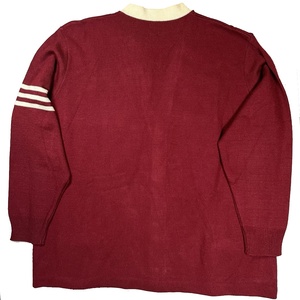 Cardigan tricoté grec pour homme, marron et crème, à manches longues, avec fermeture boutonnée, pour l'automne et l'hiver - Product Image 5