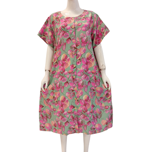 Chemise décontractée pour femme, entièrement boutonnée devant, col rond, belle et confortable - Product Image 2