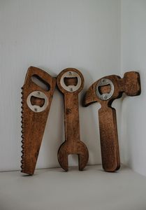 Ouvre-bouteilles manuels de haute qualité avec manche en bois pour boissons gazeuses - Product Image 2