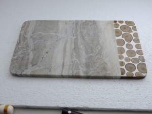 เขียงหินอ่อนดีไซน์หรูหรา บล็อกไม้หินอ่อนสำหรับหั่นอาหาร เขียงไม้หิน ราคาสุดคุ้ม - Product Image 3