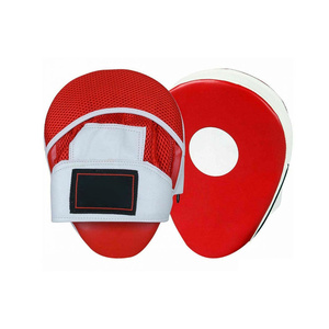 แผ่นซ้อมมวยหนังวัวคุณภาพสูงสำหรับมืออาชีพ  แบบ OEM ระบายอากาศได้ดี รุ่น AS-FP-40 - Product Image 4